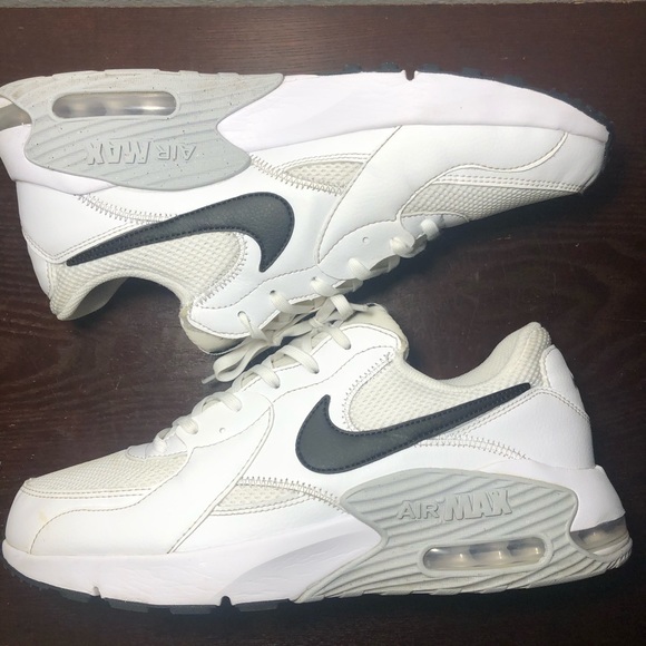 Nike Air Max Excee White Black Grey Running Casual Shoes Sneakers CD4165-100 - Picture 5 of 10